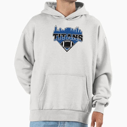 Titans Football Skyline Football Team Hoodie - Graphic Print Unisex - T-Shirt, Sweatshirt, Hoodie