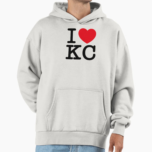 I Heart Kc Hoodie - Novelty Apparel Men Women - T-Shirt, Sweatshirt, Hoodie