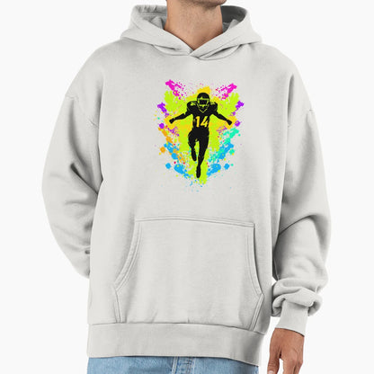 Field And Couch Front Tv American Hoodie - Streetwear Style for Adults - T-Shirt, Sweatshirt, Hoodie