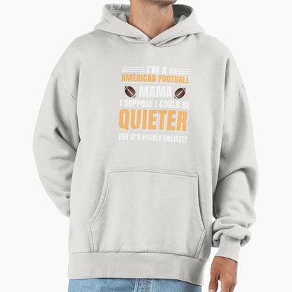 American Football Mom Hoodie - Aesthetic Graphic Men Women - T-Shirt, Sweatshirt, Hoodie