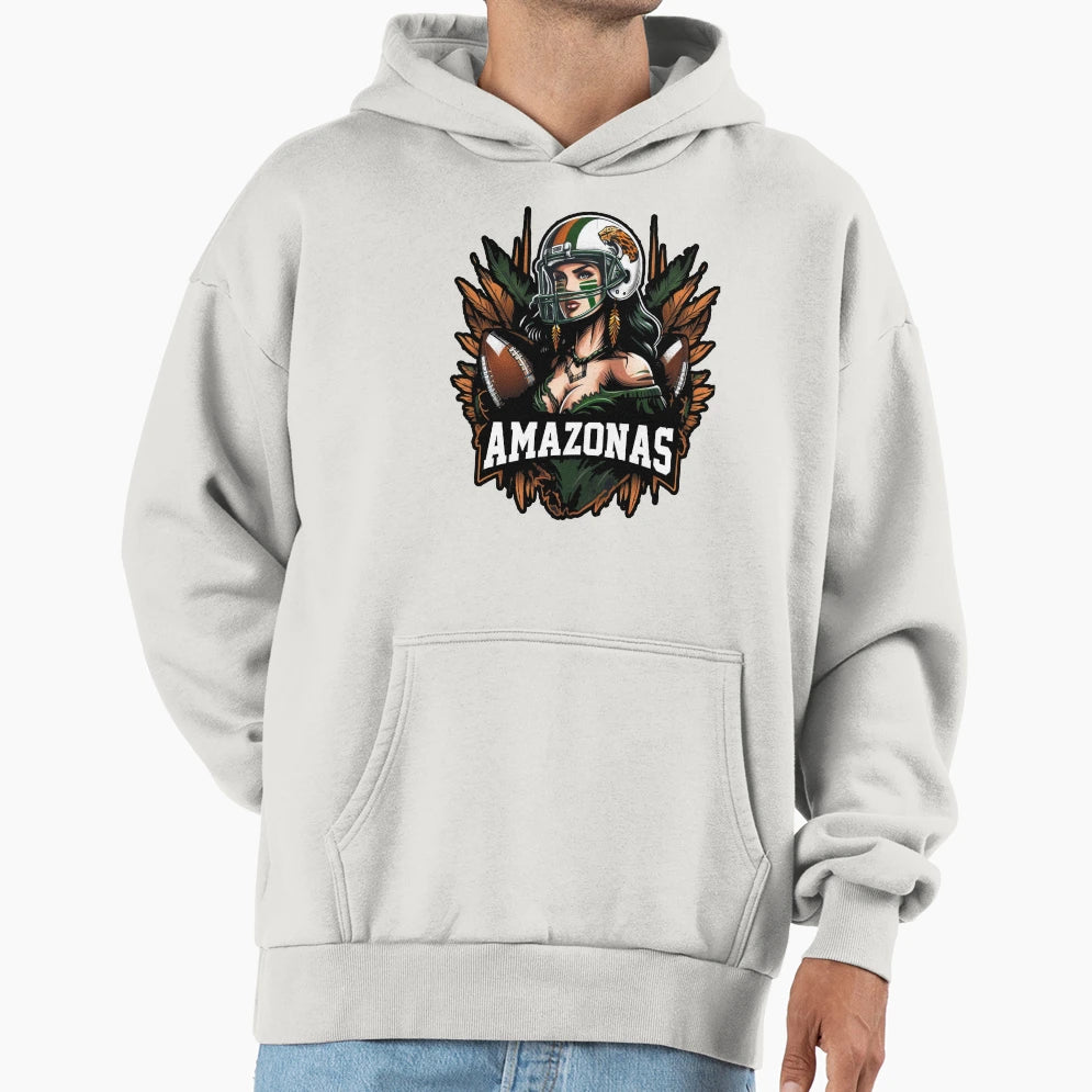 Hardcore Bowl League Amazonas Hoodie - Custom Art Print for Adults - T-Shirt, Sweatshirt, Hoodie