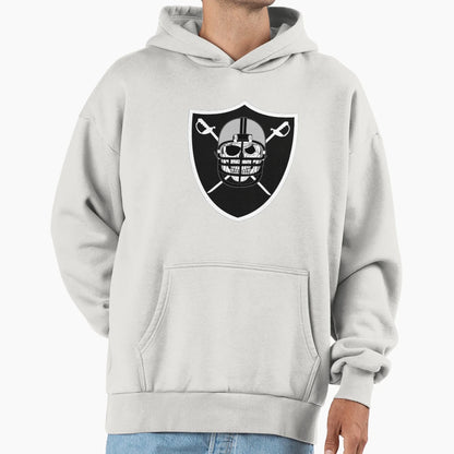 Raiders Skull Hoodie - Unique Graphic for Adults - T-Shirt, Sweatshirt, Hoodie