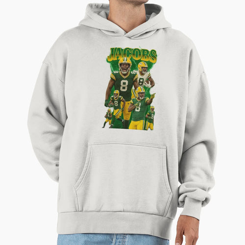 Josh Jacobs Green Bay Hoodie - Casual Everyday Wear for Adults - T-Shirt, Sweatshirt, Hoodie