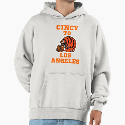 Cincinnati Football Fans Hoodie - Graphic Print for Adults - T-Shirt, Sweatshirt, Hoodie