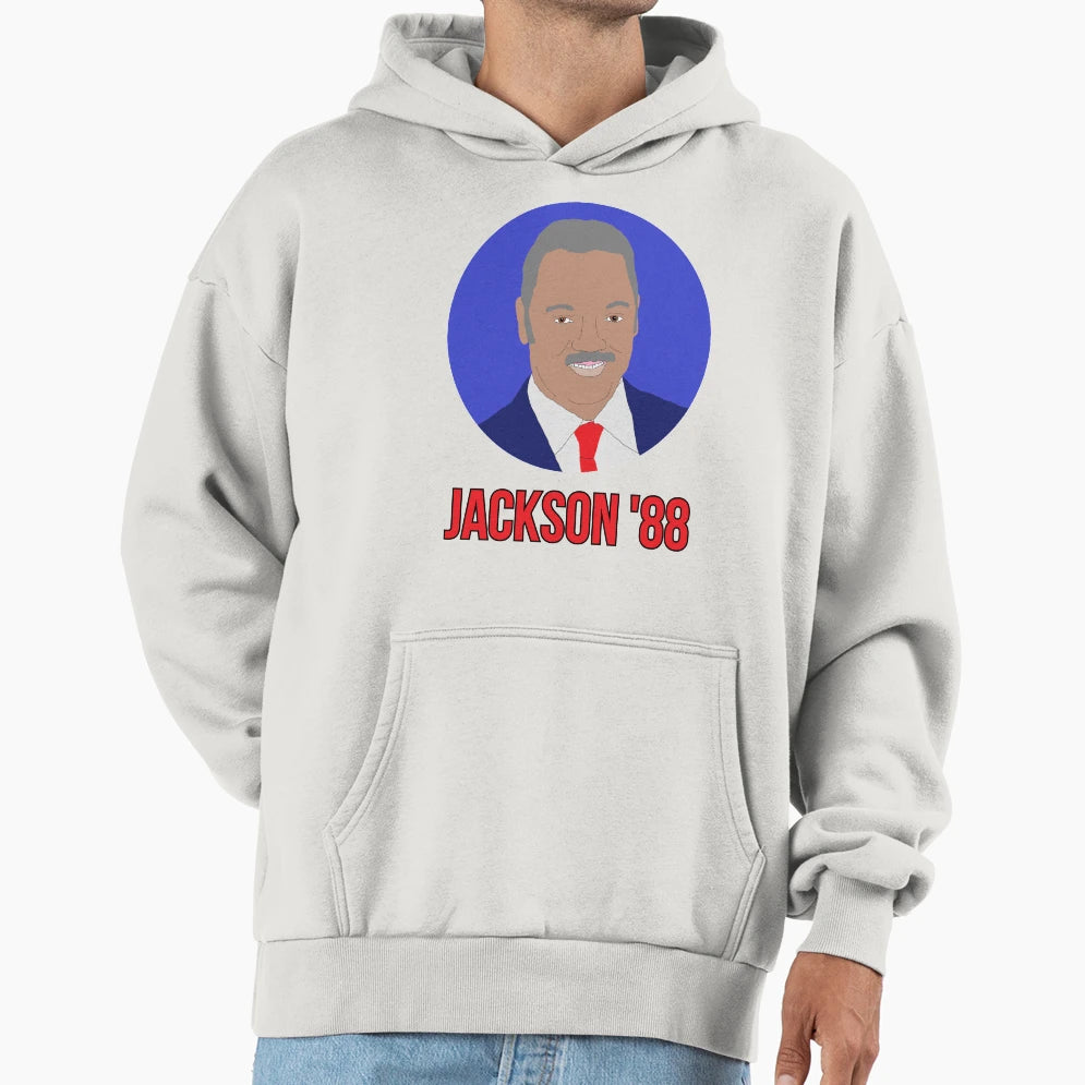 Jesse Jackson President 88 Hoodie - Fun Novelty Design Men Women - T-Shirt, Sweatshirt, Hoodie