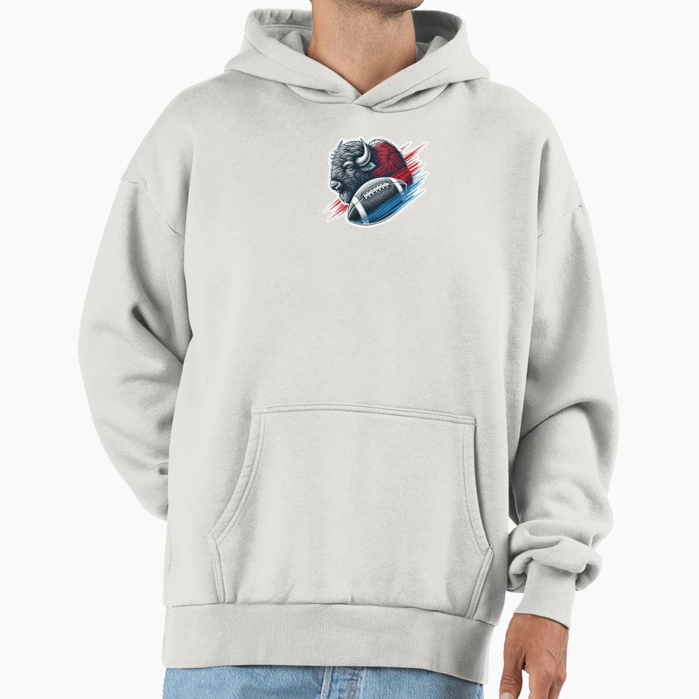 Buffalo Pride Football Hoodie - Fun Novelty Design Men Women - T-Shirt, Sweatshirt, Hoodie