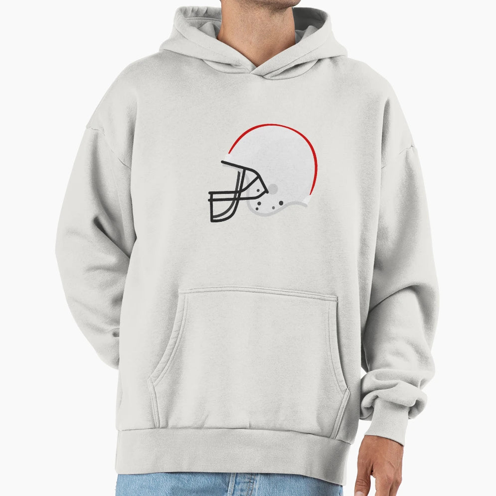 Helmet Hoodie - Fun Novelty Design for Adults - T-Shirt, Sweatshirt, Hoodie
