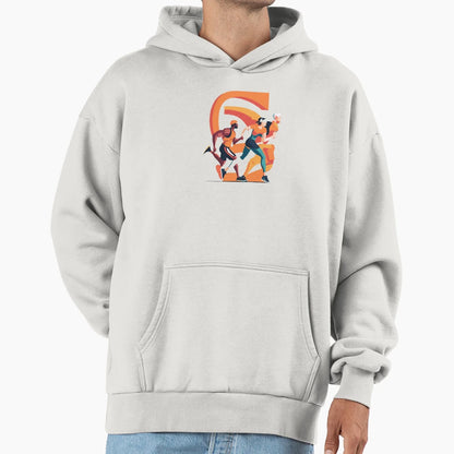 Marathon Running Athlete Workout Hoodie - Graphic Print for Adults - T-Shirt, Sweatshirt, Hoodie