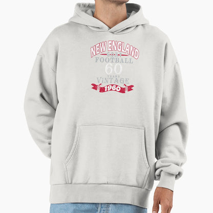 New England Pro Football 60 Year Hoodie - Fun Novelty Design Men Women - T-Shirt, Sweatshirt, Hoodie