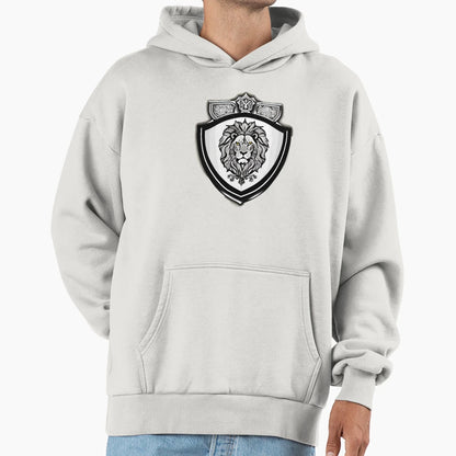 Regal Guardian Emblem Valor Hoodie - Minimalist Print Men Women - T-Shirt, Sweatshirt, Hoodie