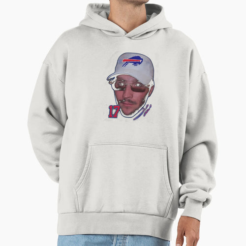 Josh Allens Buffalo Sunglasses Hoodie - Unique Graphic Unisex - T-Shirt, Sweatshirt, Hoodie