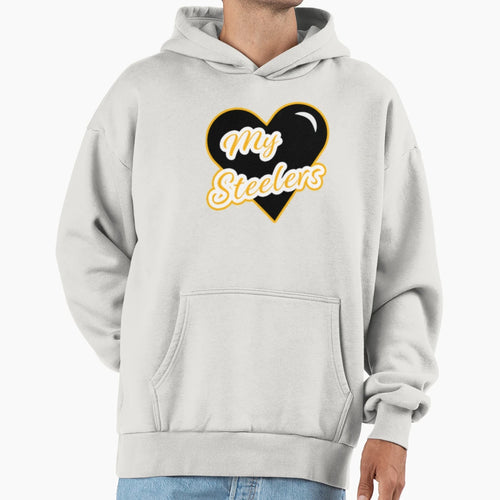Heart My Pittsburgh Hoodie - Streetwear Style for Adults - T-Shirt, Sweatshirt, Hoodie