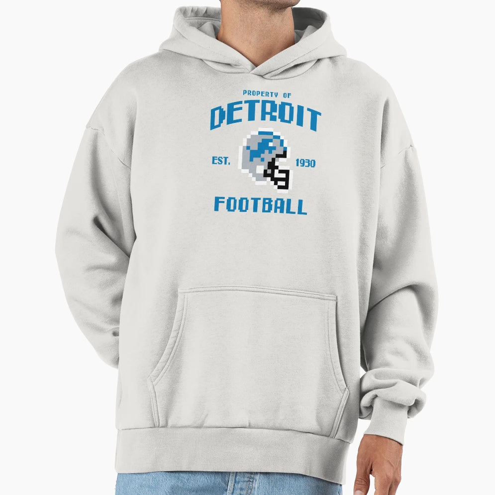 Property Detroit Lions Football Hoodie - Custom Art Print for Adults - T-Shirt, Sweatshirt, Hoodie