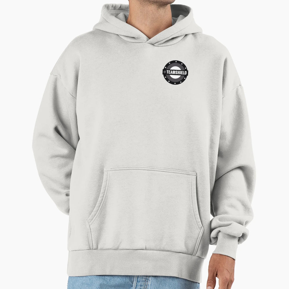 Small Teamshield Hoodie - Casual Everyday Wear Men Women - T-Shirt, Sweatshirt, Hoodie
