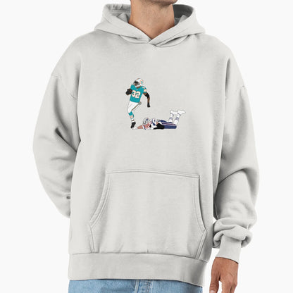 Miami Miracle Kenyan Drake Touchdown Hoodie - Minimalist Print Men Women - T-Shirt, Sweatshirt, Hoodie