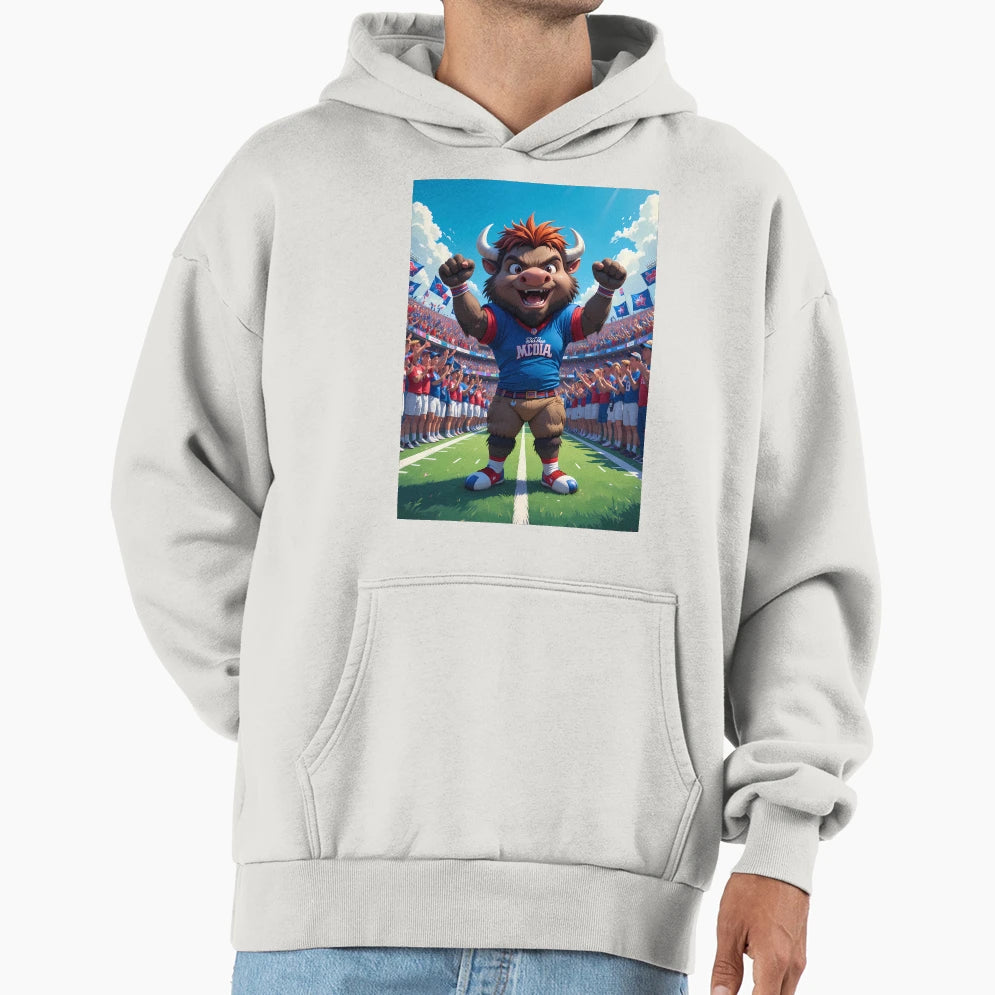 City Buffalo Bills Displaying Hoodie - Casual Everyday Wear for Adults - T-Shirt, Sweatshirt, Hoodie