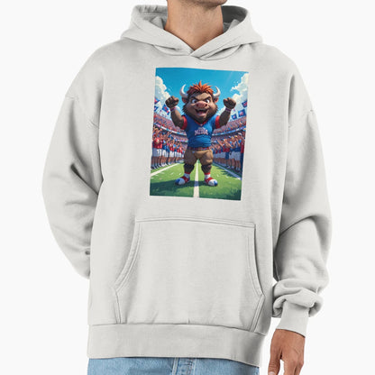 City Buffalo Bills Displaying Hoodie - Casual Everyday Wear for Adults - T-Shirt, Sweatshirt, Hoodie