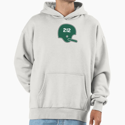 New York Jets 212 Helmet Hoodie - Minimalist Print for Adults - T-Shirt, Sweatshirt, Hoodie