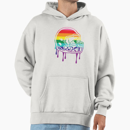 Pride Football Hoodie - Minimalist Print for Adults - T-Shirt, Sweatshirt, Hoodie