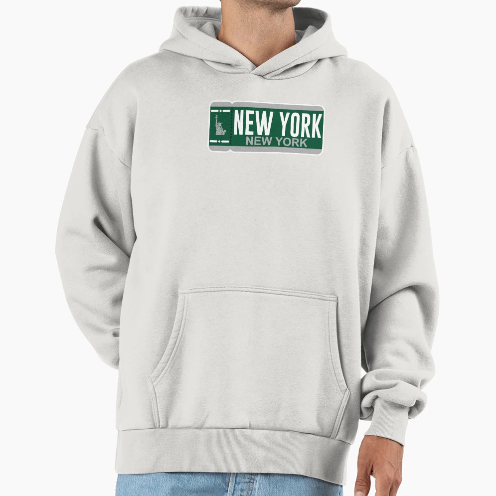 New York Ticket Hoodie - Fun Novelty Design Unisex - T-Shirt, Sweatshirt, Hoodie