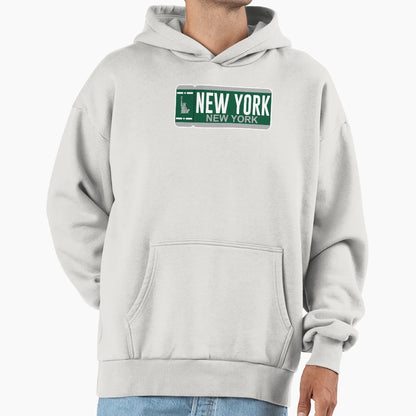 New York Ticket Hoodie - Fun Novelty Design Unisex - T-Shirt, Sweatshirt, Hoodie