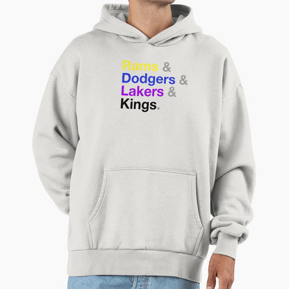 La Sports Hoodie - Casual Everyday Wear Unisex - T-Shirt, Sweatshirt, Hoodie
