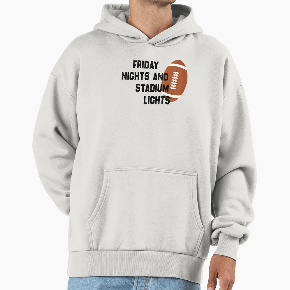 Friday Nights And Stadium Lights T-Shirt - Minimalist Print Unisex - T-Shirt, Sweatshirt, Hoodie