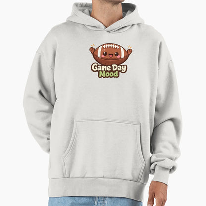 American Football Game Day Mood Hoodie - Trendy Graphic Unisex - T-Shirt, Sweatshirt, Hoodie