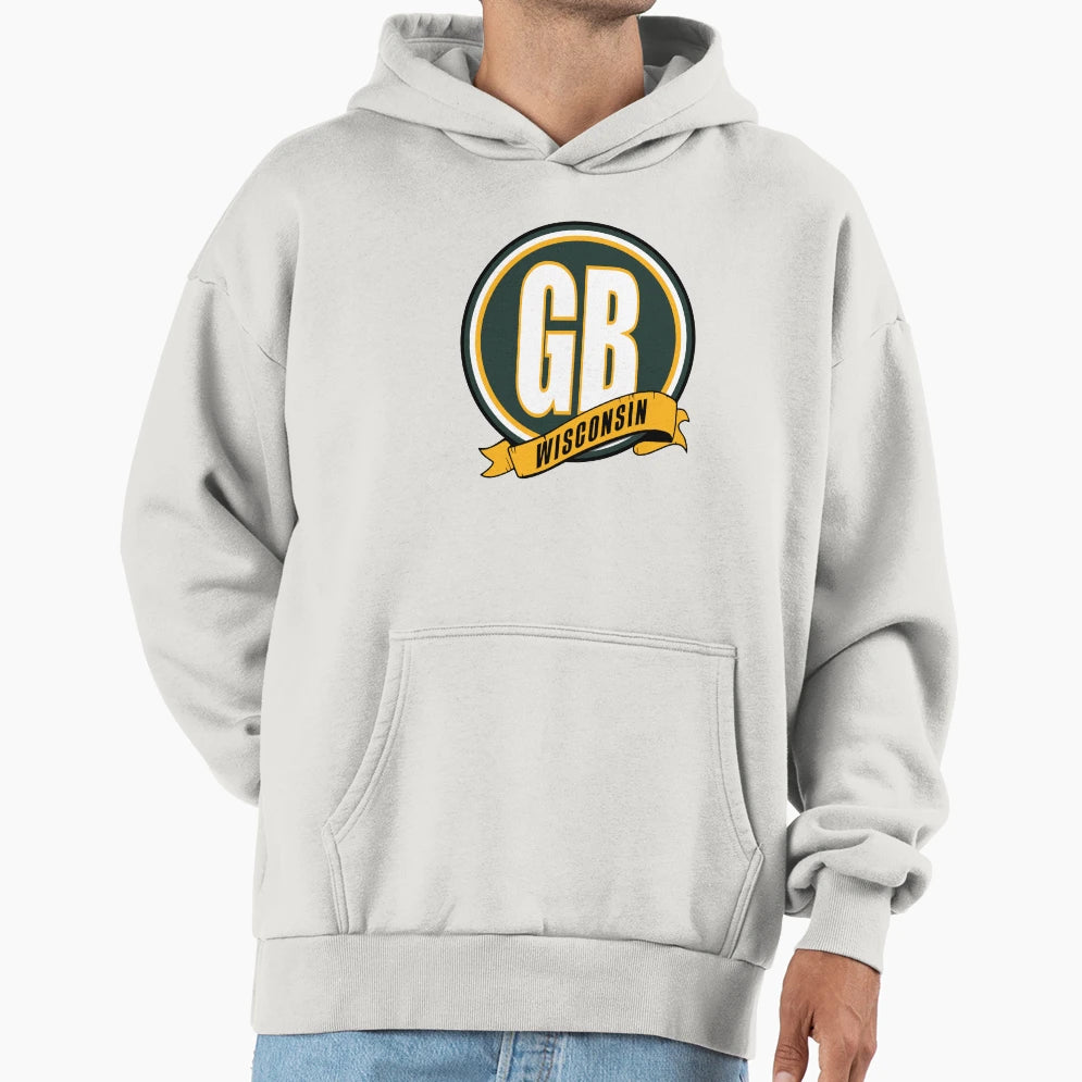 Gb Banner Circle Hoodie - Fun Novelty Design Unisex - T-Shirt, Sweatshirt, Hoodie