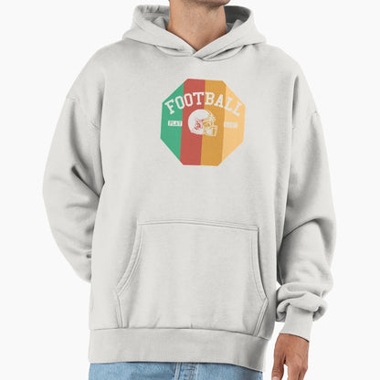 Football Hoodie - Fun Novelty Design for Adults - T-Shirt, Sweatshirt, Hoodie