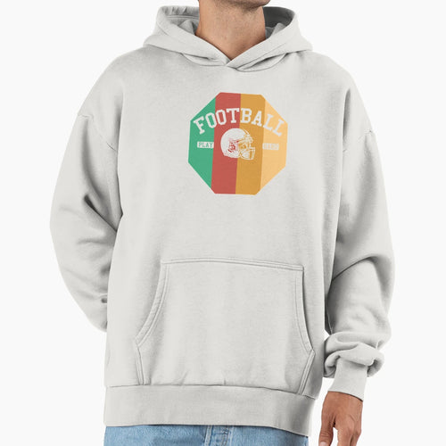Football Hoodie - Fun Novelty Design for Adults - T-Shirt, Sweatshirt, Hoodie