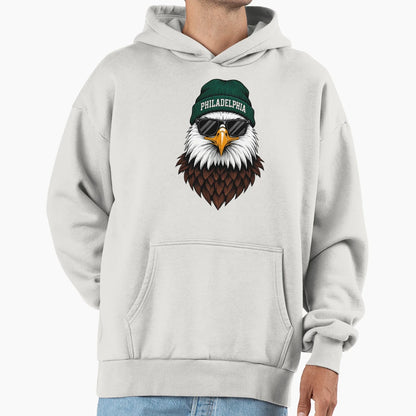 Philadelphia Eagle Fan Art Hoodie - Aesthetic Graphic Unisex - T-Shirt, Sweatshirt, Hoodie