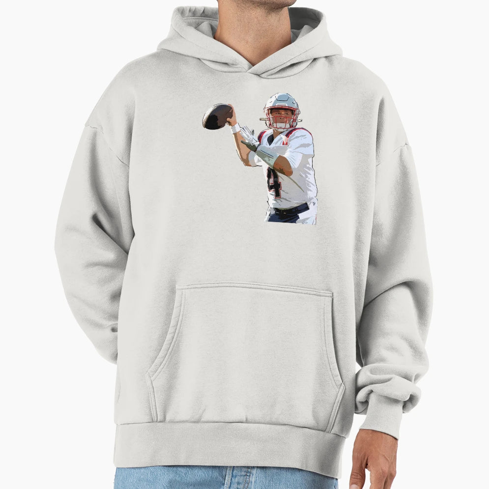 Bailey Zappe Hoodie - Trendy Graphic Unisex - T-Shirt, Sweatshirt, Hoodie