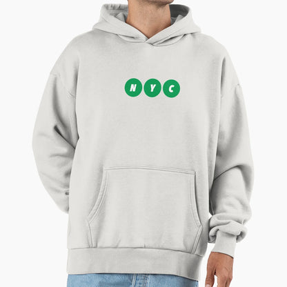 Nyc Green Horizontal Hoodie - Unique Graphic Men Women - T-Shirt, Sweatshirt, Hoodie