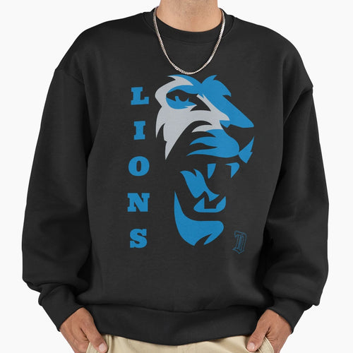 Detroit Lions Sweatshirt - Aesthetic Graphic Unisex - T-Shirt, Sweatshirt, Hoodie