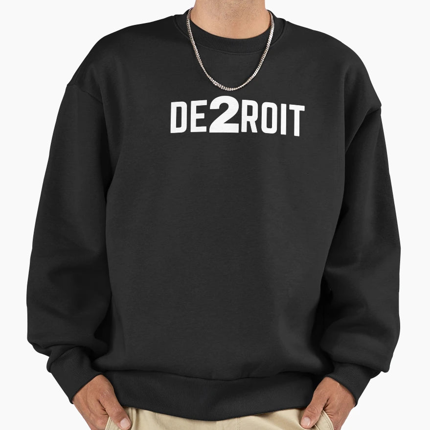 De2Roit Sweatshirt - Unique Graphic for Adults - T-Shirt, Sweatshirt, Hoodie