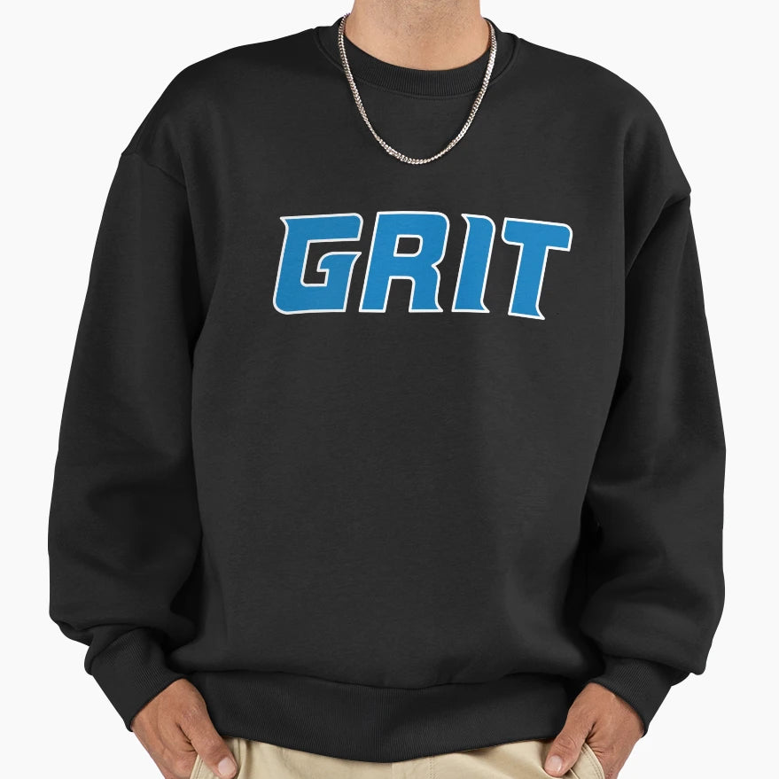 Nfl Detroit Lions Grit Sweatshirt - Minimalist Print for Adults - T-Shirt, Sweatshirt, Hoodie