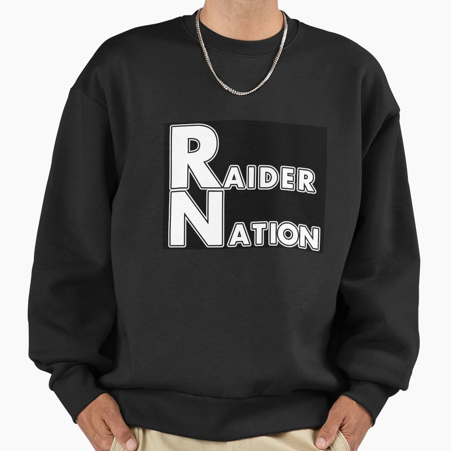 Raider Nation Sweatshirt - Casual Everyday Wear Unisex - T-Shirt, Sweatshirt, Hoodie
