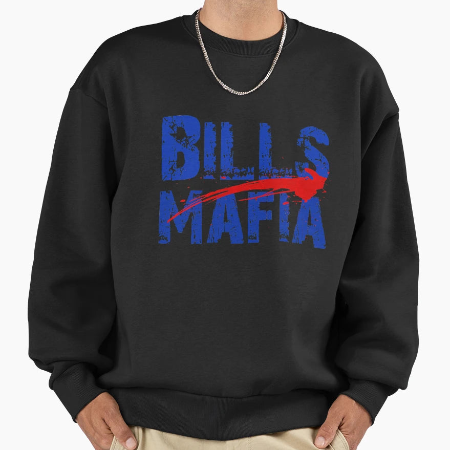 Bills Mafia Sweatshirt - Fun Novelty Design Men Women - T-Shirt, Sweatshirt, Hoodie