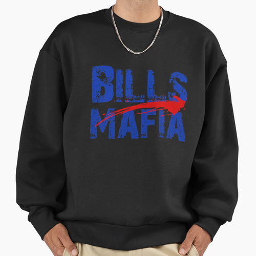 Bills Mafia Sweatshirt - Fun Novelty Design Men Women - T-Shirt, Sweatshirt, Hoodie