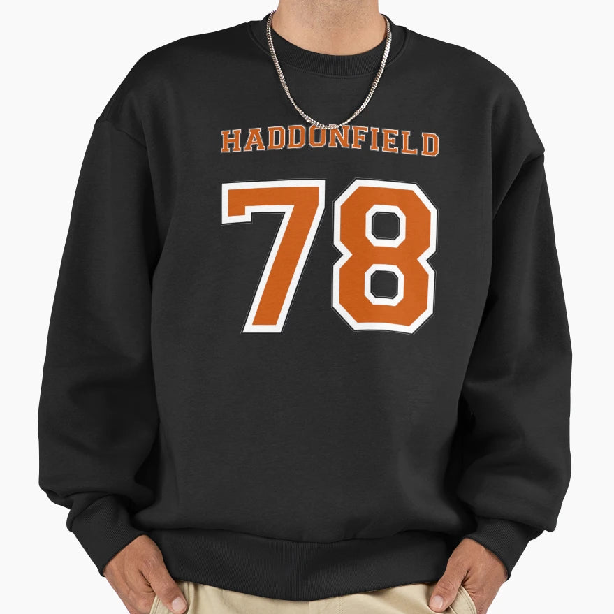 Haddonfield Jersey Halloween 78 Sweatshirt - Fun Novelty Design Unisex - T-Shirt, Sweatshirt, Hoodie