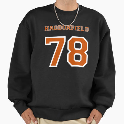 Haddonfield Jersey Halloween 78 Sweatshirt - Fun Novelty Design Unisex - T-Shirt, Sweatshirt, Hoodie