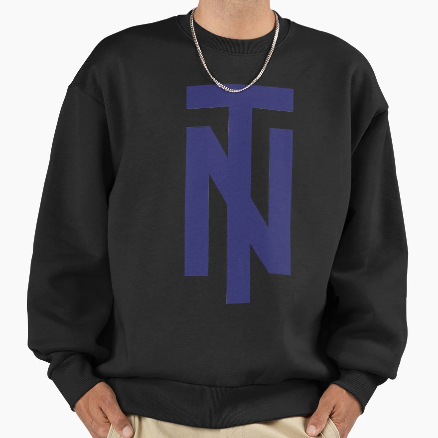 Tazio Nuvolari Personal Monogram Sweatshirt - Minimalist Print for Adults - T-Shirt, Sweatshirt, Hoodie