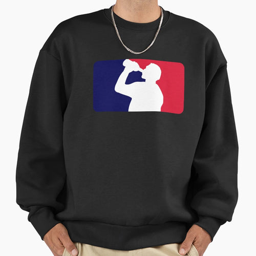 Funny Drinking League Sweatshirt - Minimalist Print Unisex - T-Shirt, Sweatshirt, Hoodie