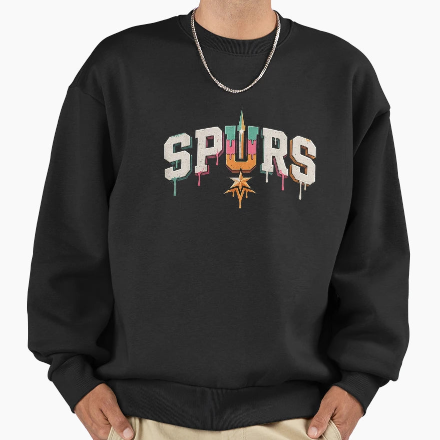 San Antonio Basketball Spurs Fiesta Sweatshirt - Graphic Print Men Women - T-Shirt, Sweatshirt, Hoodie