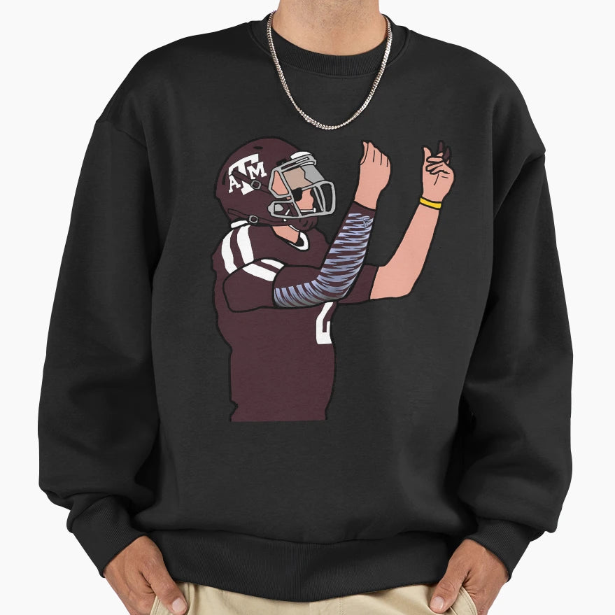 Johnny Football Sweatshirt - Trendy Graphic Men Women - T-Shirt, Sweatshirt, Hoodie