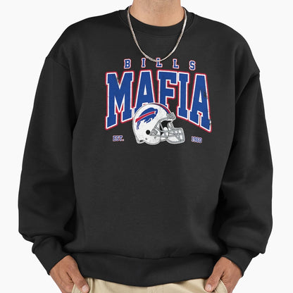Bills Mafia Buffalo Bills Sweatshirt - Fun Novelty Design Men Women - T-Shirt, Sweatshirt, Hoodie