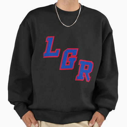 Lgr White Sweatshirt - Minimalist Print Men Women - T-Shirt, Sweatshirt, Hoodie