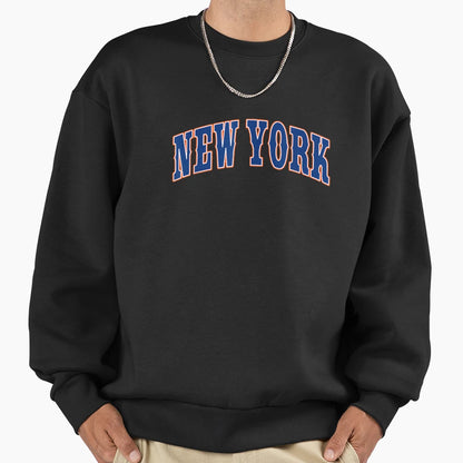 New York Throwback Sweatshirt - Graphic Print Men Women - T-Shirt, Sweatshirt, Hoodie