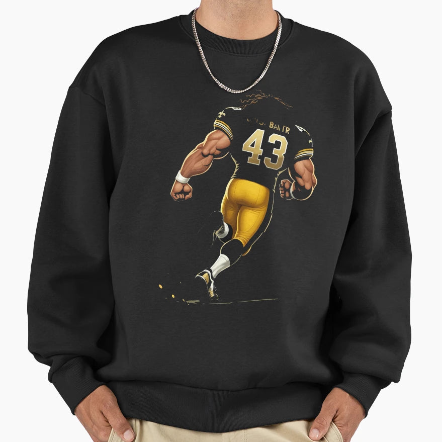 Steelers Football Sweatshirt - Minimalist Print for Adults - T-Shirt, Sweatshirt, Hoodie